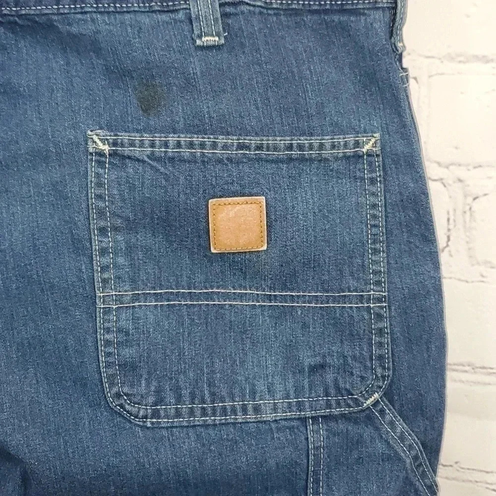 Carhartt Men's Size 38x34 Dungaree Fit Blue Jeans - Picture 6 of 15